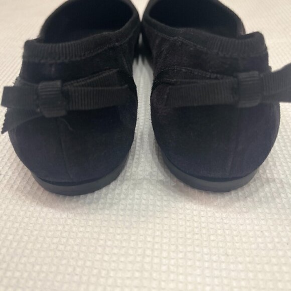 Salvatore Ferragamo RIAS Black Suede Ballet Flats, 6 1/2 B - Picture 3 of 12
